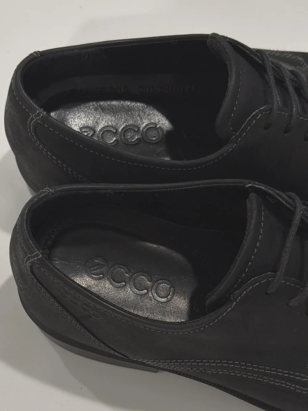 Ecco Harold Derby Men's Black Lace-Up Dress Shoes Size 41